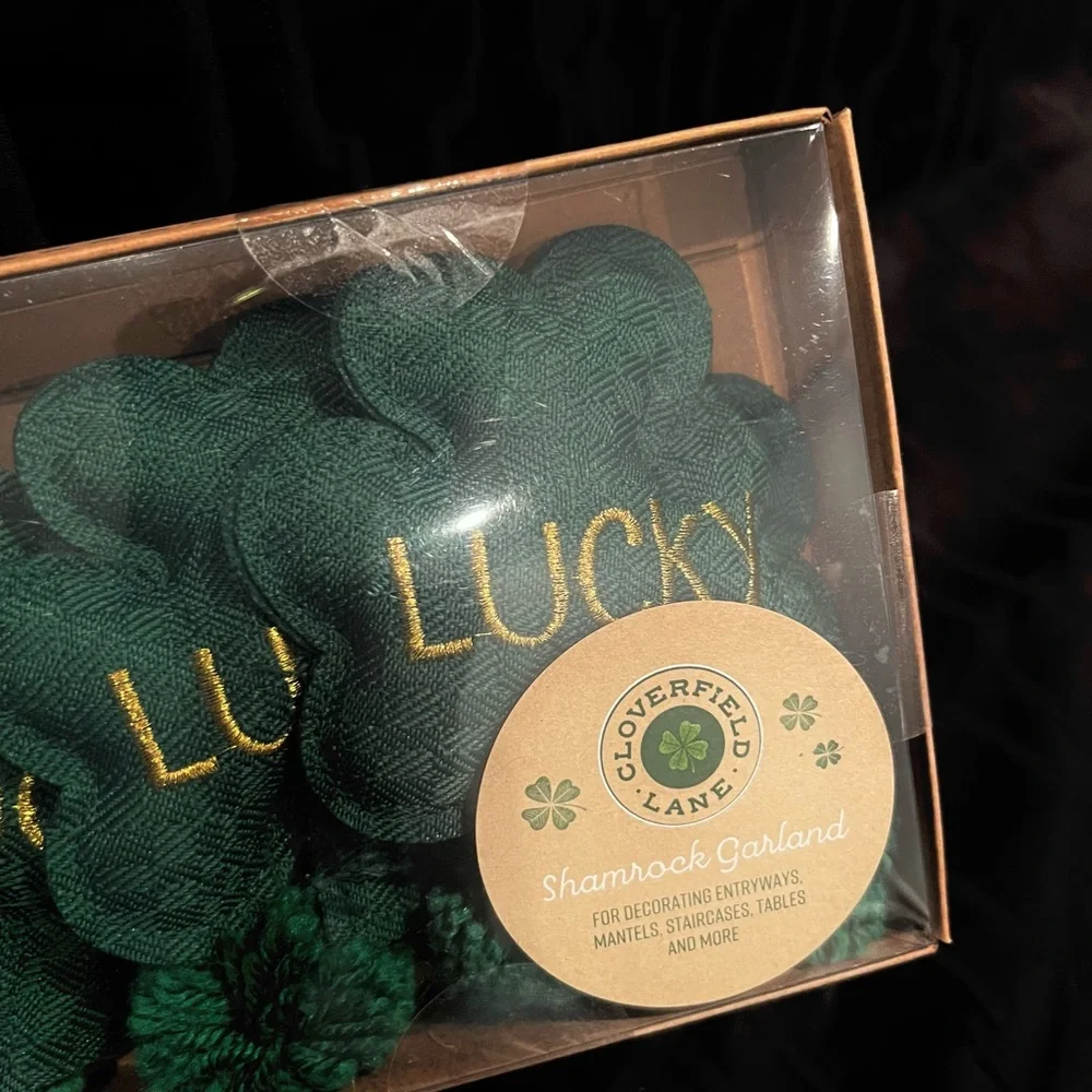 St Patrick’s Day 3 Leaf clover lucky Garland